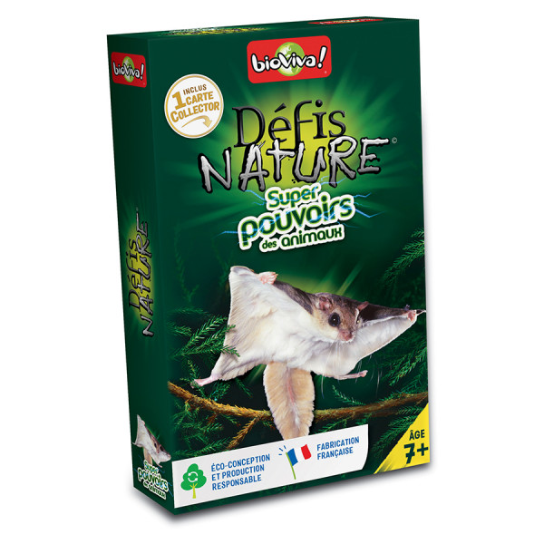 Jeu de cartes Défis Nature Super pouvoirs des animaux