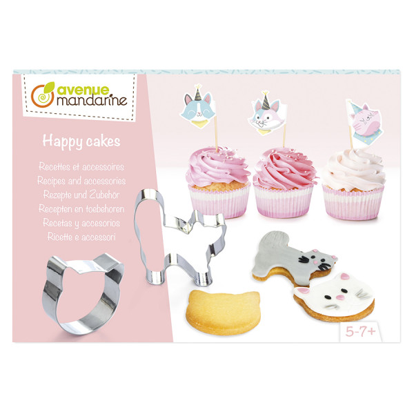 Kit de cuisine créative Happy Cake Recette accessoires Chats