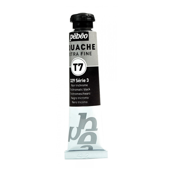 Gouache Extra Fine T7 20 ml Noir Trichrome