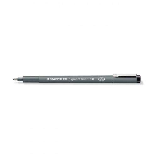 Feutre Pigment Liner 308 Pointe calibrée 0.8 mm Noir