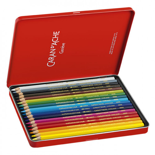 Crayon de couleur Aquarellable SUPRACOLOR Boîte 18 pièces