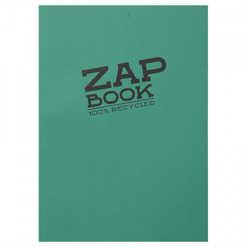 Carnet d'esquisse Zap Book collé - A4 21 x 29.7 cm - 100 % recyclé