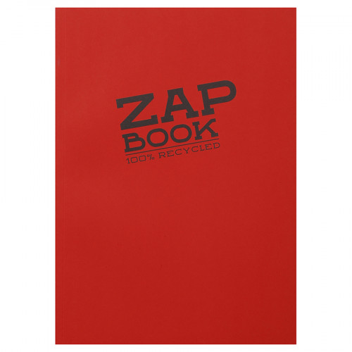 Carnet d'esquisse Zap Book collé - A4 21 x 29.7 cm - 100 % recyclé