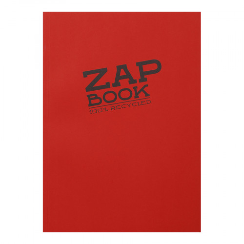 Carnet d'esquisse Zap Book collé - A5 14.8 x 21 cm - 100 % recyclé