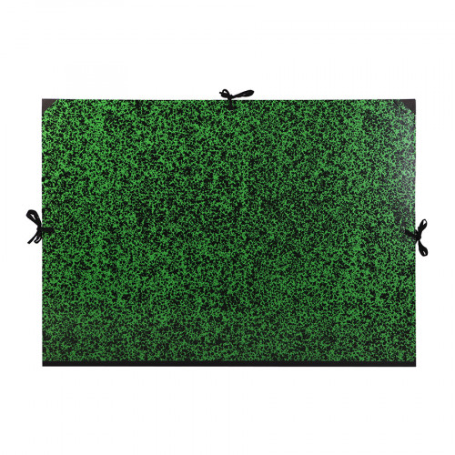 Carton de rangement à dessin Annonay Vert à cordons 67 x 94 cm