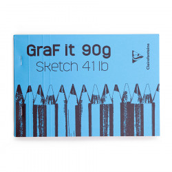 Bloc de croquis Graf It 90 g/m² A6 10.5 x 14.8 cm