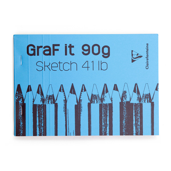 Bloc de croquis Graf It 90 g/m² A5 14.8 x 21 cm
