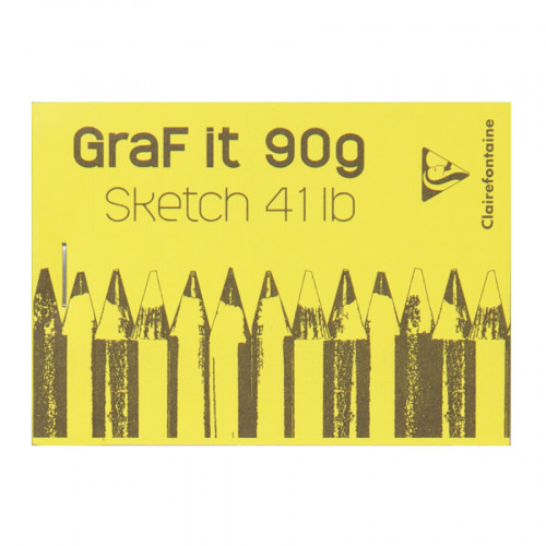 Bloc de croquis Graf It 90 g/m² A5 14.8 x 21 cm