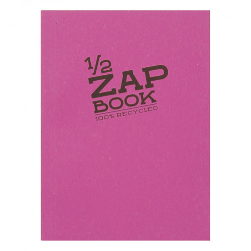 Carnet d'esquisse 1/2 Zap Book collé - A6 10.5 x 14.8 cm - 100 % recyclé