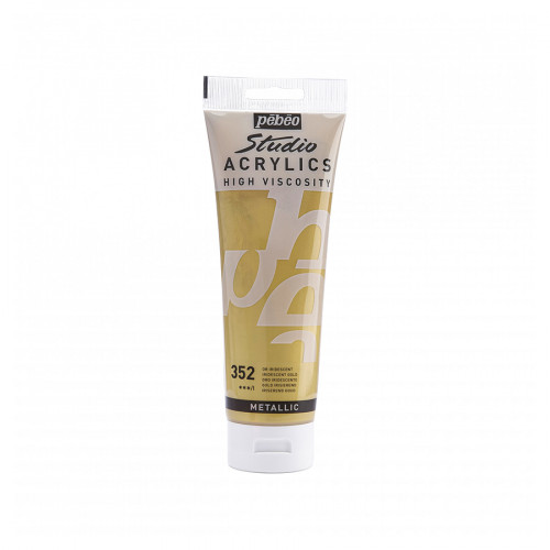 Peinture Studio Acrylics 250 ml Or iridescent