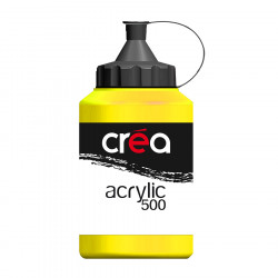 Peinture acrylique 500 ml Jaune citron