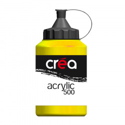 Peinture acrylique 500 ml Jaune primaire