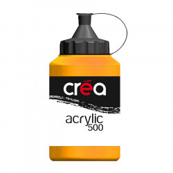 Peinture acrylique 500 ml Jaune d'or