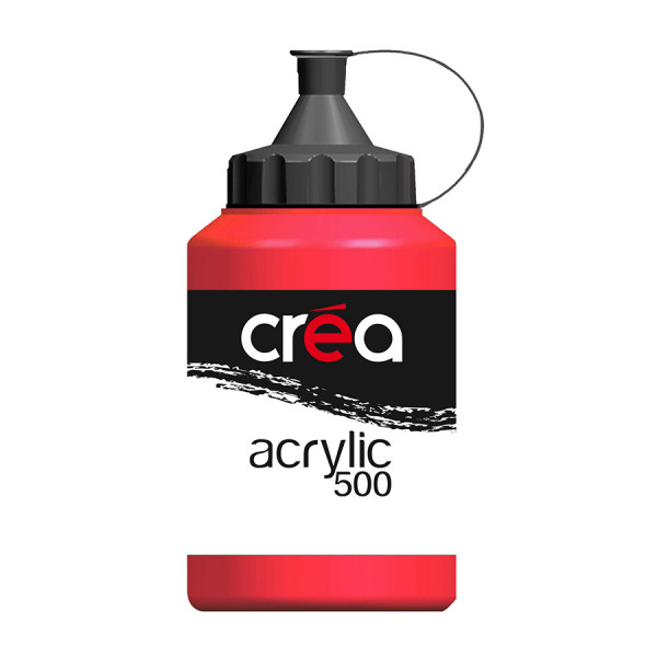 Peinture acrylique 500 ml Vermillon