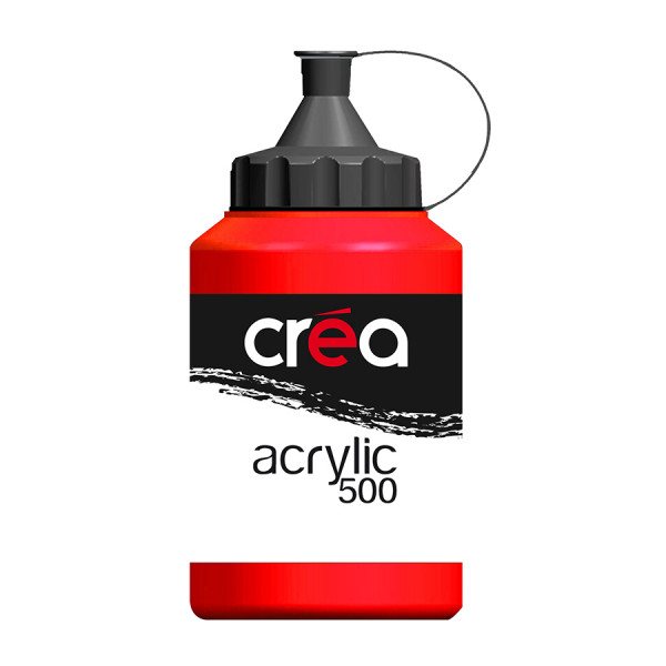 Peinture acrylique 500 ml Carmin