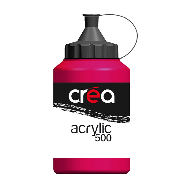 Peinture acrylique 500 ml Magenta foncé