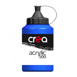 Peinture acrylique 500 ml Bleu primaire