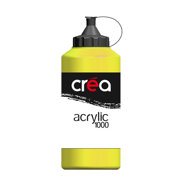 Peinture acrylique 1 L Jaune primaire