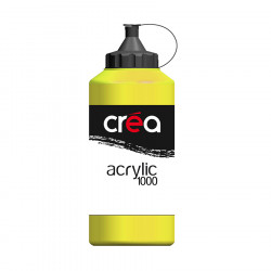 Peinture acrylique 1 L Jaune primaire