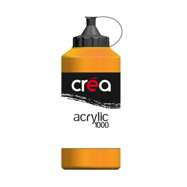 Peinture acrylique 1 L Jaune d'or