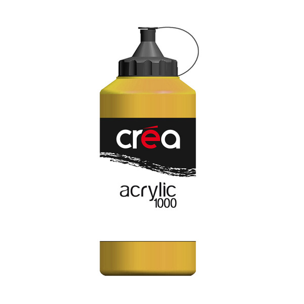 Peinture acrylique 1 L Ocre jaune