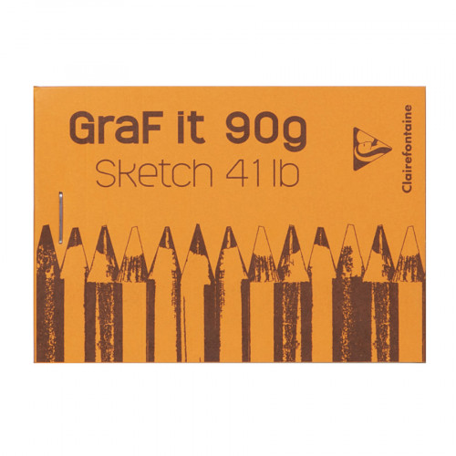 Bloc de croquis Graf It 90 g/m² A7 7.4 x 10.5 cm