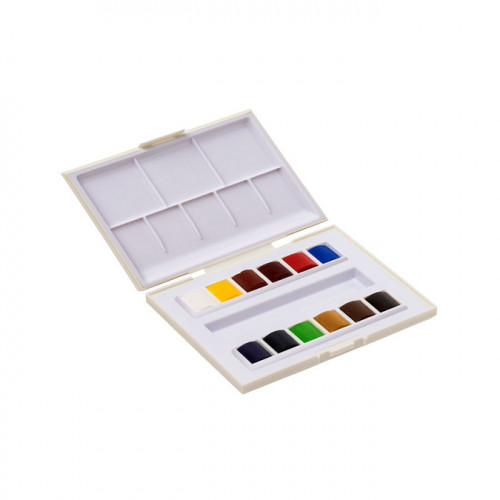 Peinture aquarelle Fine Boîte de 12 demi-godets