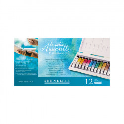 Peinture aquarelle Fine Boîte de 12 tubes