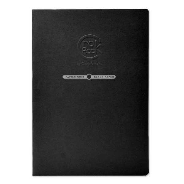 Carnet de croquis Crok'Book 120g/m² A4 21 x 29.7 cm Papier noir