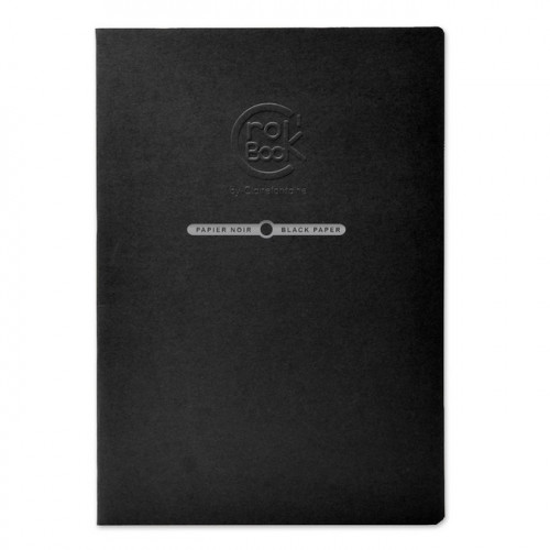 Carnet de croquis Crok'Book 120g/m² A4 21 x 29.7 cm Papier noir