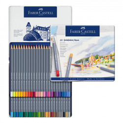 Crayon de couleur aquarellable GoldFaber - Boite de 48