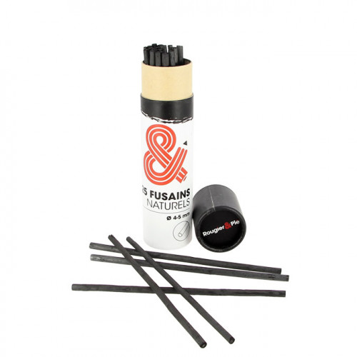 Fusain naturel fin  Ø 4-5 mm 25 pcs