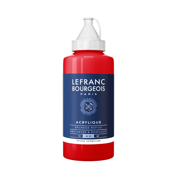 Peinture Acrylique Fine 750 ml - 393 Rouge Vermillon