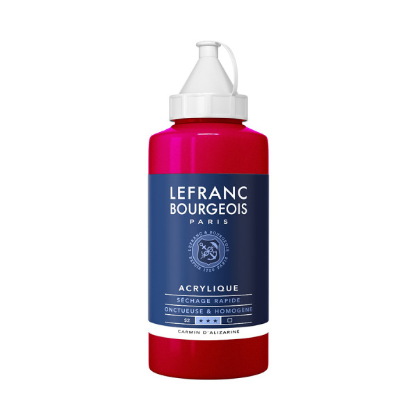 Peinture Acrylique Fine 750 ml - 328 Carmin d'Alizarine