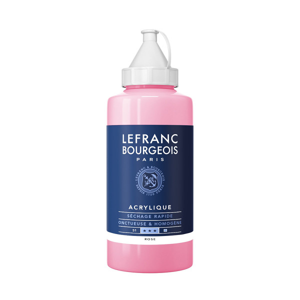 Peinture Acrylique Fine 750 ml - 351 Rose