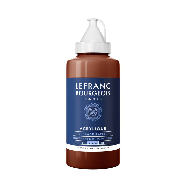 Peinture Acrylique Fine 750 ml - 481 Terre de Sienne brûlée