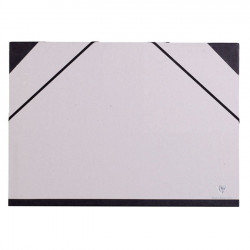 Carton de rangement à dessin Brut à élastiques 32 x 45 cm