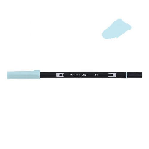 Feutre dessin double pointe abt dual brush pen 401 bleu eau de