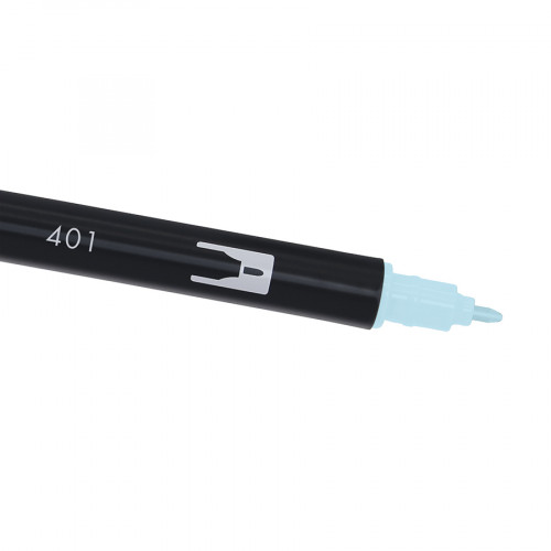 Feutre dessin double pointe abt dual brush pen 401 bleu eau de