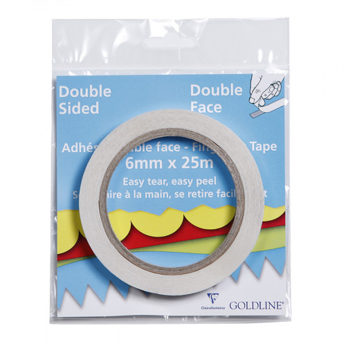 Adhésif Double Face Rouleau 6 mm x 25 m