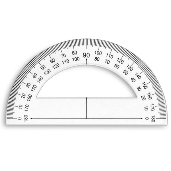 Rapporteur Transparent 180 °