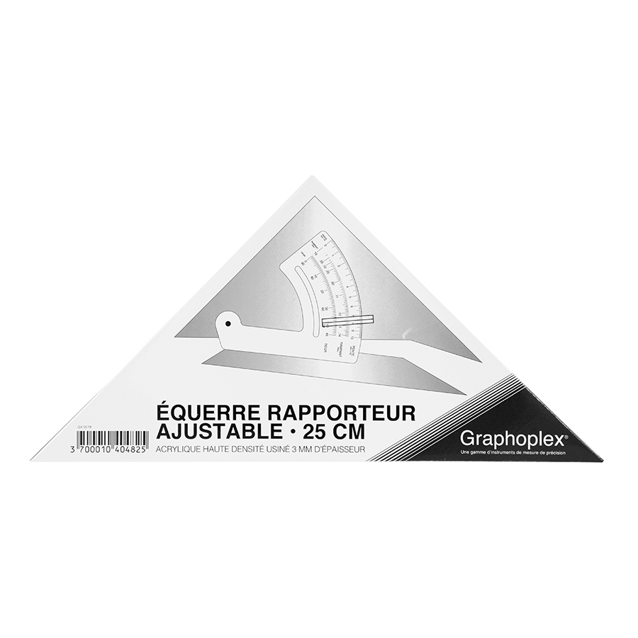 Equerre-rapporteur - 24cm - Wonday