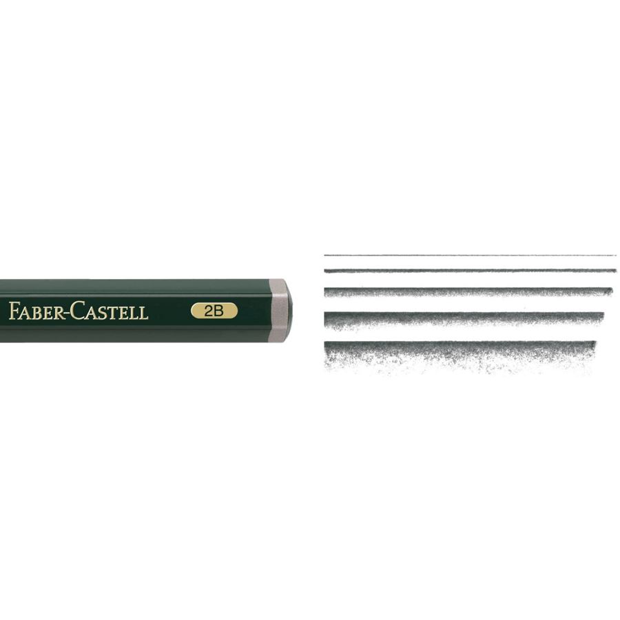 Crayon graphite Castell 9000 7B Jumbo 2B Ø 5,3 mm
