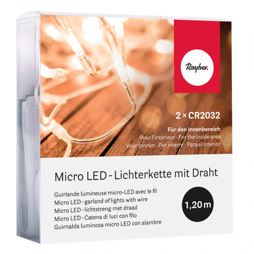 Guirlande lumineuse Micro-LED 120 cm