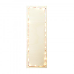 Plat à Gâteau Rectangle Lumineux en bois 13 x 40 cm à Led