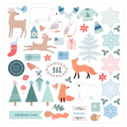 Découpe en papier Wodsy Christmas 82 pcs