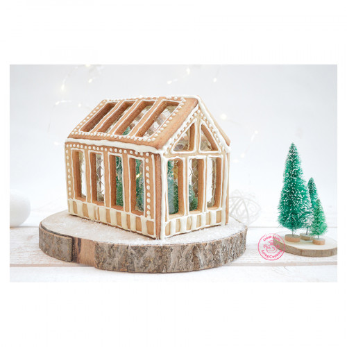 Emporte-pièce Gingerbread Greenhouse 5 pcs + 3 Sapins