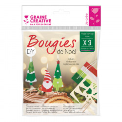 Kit DIY 3 Bougies de Noël