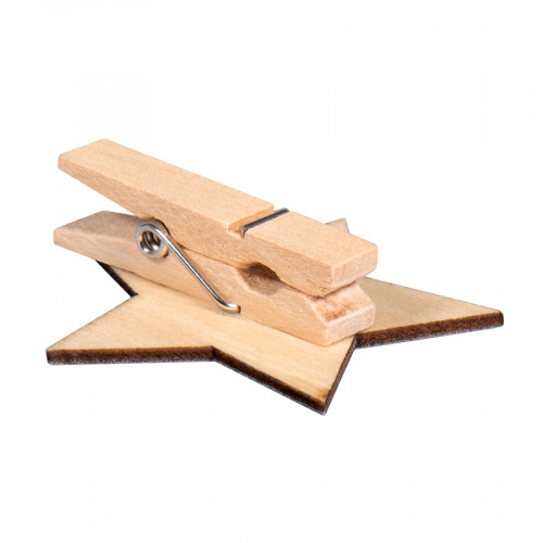 Chiffres Calendrier de l'Avent 4.5 cm Étoile