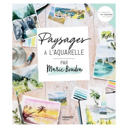 Livre Paysages à l'aquarelle par Marie Boudon